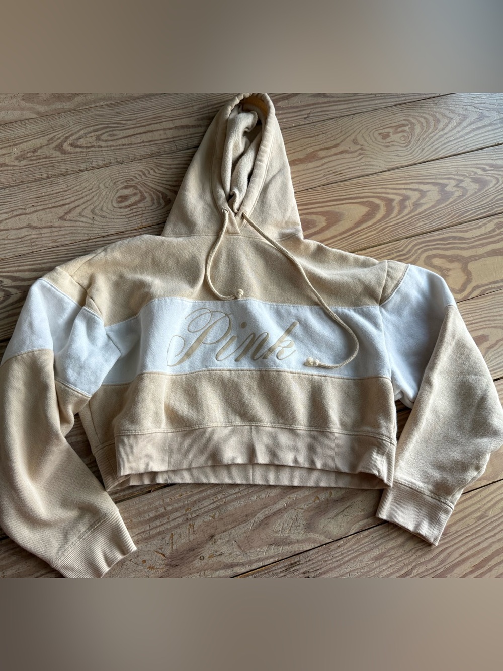 Victoria's Secret PINK Cropped Hoodie Size Small